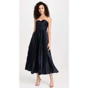 AMUR Belle Strapless Dress - 00 Navy